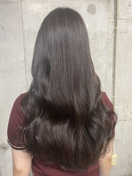 ルノン(LUNON) グレージュ/ダークグレー/ブリーチなし/透明感カラー/髪質改善