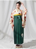 卒業式ヘアセット/袴着付け