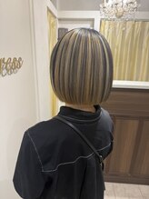 ドレス(hair design & care DRESS) ミニボブアンブレラカラー