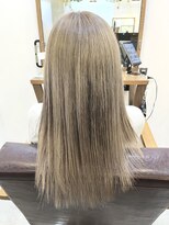 ランソ 成田店(RUNSO) シルバーベージュ×艶髪×小顔に見せるヘア