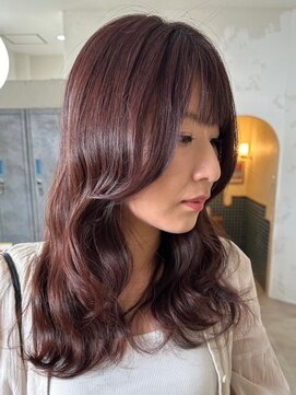 ニュイ(NUIT) インナーカラーイヤリングカラーダブルカラーベージュカラー韓国