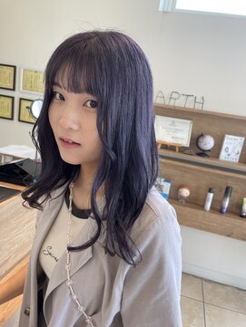 アース オーセンティック アクロスプラザ 与次郎店(EARTH Authentic) また違う可愛いをヴァイオレットカラー！