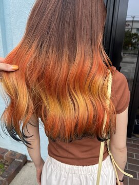 アイディー  高知(id) -高知 id-【白髪ぼかし】狐カラー