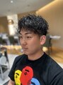 ウノプリール 西梅田ハービスプラザ店(uno pulir) 阪神タイガース伊原選手ヘアアイブロウ