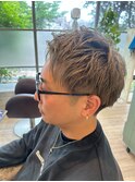 メンズ ダブルカラー ハイトーンカラー