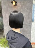 ロングヘア卒業！扱いやすさ重視の顎上ボブ