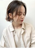 軽さのあるショートボブ