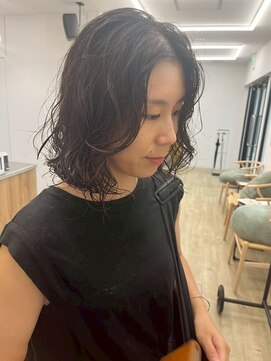 ヌビラ(Nubira) ニュアンスパーマ/ナチュラルパーマ/ミディアムボブ/西千葉