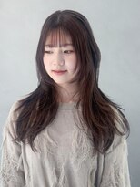 アイティーバイアルバム 松戸店(IT by ALBUM)&nbsp;ロングおくれ毛韓国ヘア前髪カットおくれ毛_ba556041