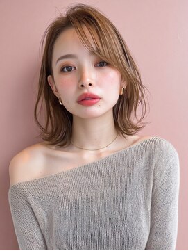 ミー 岡崎(mii) 切りっぱなしボブ/ぱっつんボブ/くびれボブ/外はねボブ