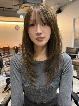 レイヤーカット/バタフライカット/韓国レイヤー