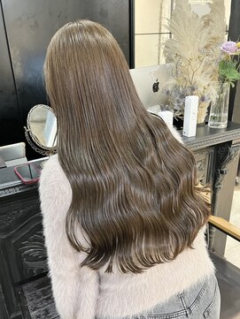 ノエル 池袋店(noel) manami×ヘーゼルベージュ　ブリーチなしダブルカラー