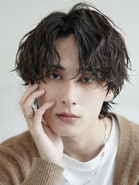 フィフスパーク(fifth PARK) 渋谷波巻きツイストスパイラル強めパーマ束感メンズカット色気