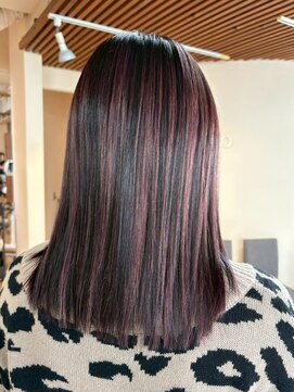 ブリッツ レボ(BLITZ-REVO) 着物ヘア/ダークアッシュ/ミディアムレイヤーカット/柏駅