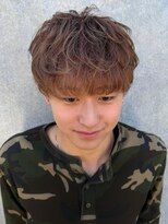 アーバンスタジオトウキョウ 下北沢店(URBAN STUDIO TOKYO) ゆるめシャドウパーマ王道ラウンドマッシュ【下北沢/men's】