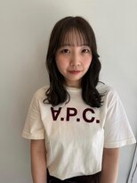 Folklore【フォークロア】翠町支店　《髪質改善サロン》&nbsp;オリーブカラー/ミディアムワンレングス/外ハネ