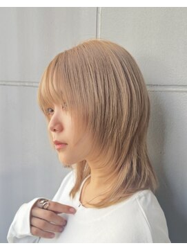 ヘアーメイク ロン(Ron) 青木/大人可愛い小顔レイヤー/ミルクティーベージュ/長野
