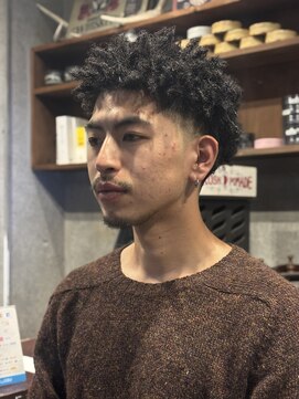 エルエー バーバーショップ 草津店(L.A BARBERSHOP) 店長【橋本】スパイキーアフロ