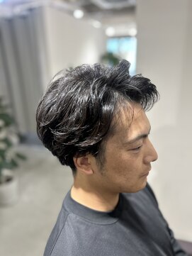 アトレ 福岡大名店(attrait) メンズニュアンスパーマ