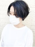 【morio成増/玉井】バングなし　ショート　パーマ