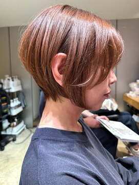 ナチュラル ヘアーデザイニング(Natural hair designing) 横顔も美しく!小顔を叶えるひし形ショート/ふわっと美シルエット