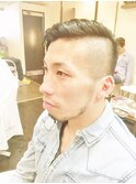 #ツーブロオールバック【水道橋HOMMEHAIR2nd】