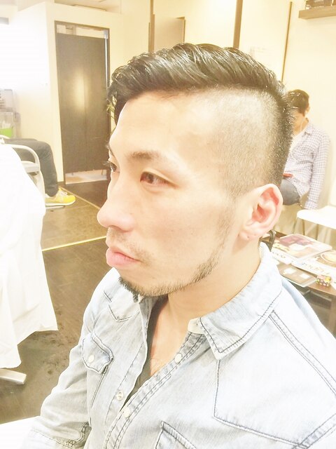 #ツーブロオールバック【水道橋HOMMEHAIR2nd】