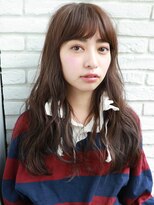 ローブ アオヤマ(LOAVE AOYAMA)&nbsp;【LOAVE】 大きめウェーブロング / ナチュラルピンクアッシュ