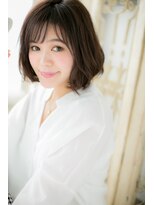 モッズ ヘア 福岡姪浜店(mod's hair)&nbsp;*mod's姪浜*…くせ毛風カールのナチュラルボブb