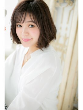 モッズ ヘア 福岡姪浜店(mod's hair) *mod's姪浜*…くせ毛風カールのナチュラルボブb