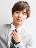 ほどよくナチュラルなメンズ縮毛矯正ビジネスヘア