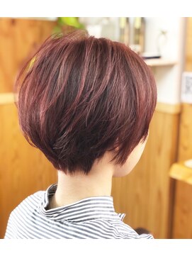 ララテラス(LaLa Terrace) ルージュピンク×カジュアルショート