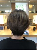 少し重めナチュラルショート☆