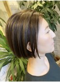 30代40代クールショート大人かわいいボブ　【稲毛】