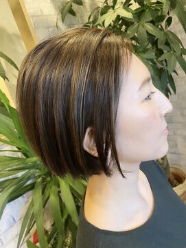 ジェービーヘア 稲毛(jb hair) 30代40代クールショート大人かわいいボブ　【稲毛】