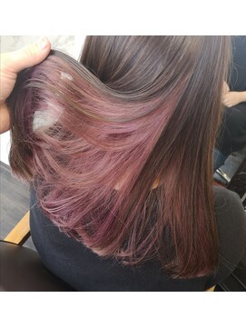 リリス(l'iris) 【l’iris】インナーカラーピンクバイオレットプレイングカラー