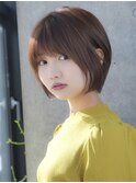 前髪あり大人ショートボブ20代30代40代【AIN.表参道】川原大地