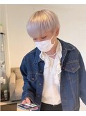 メンズ ホワイトヘアー