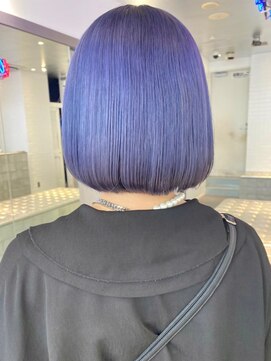 ゲーム 原宿店(GAME) ダブルカラーブルーベージュカラーケアブリーチハイトーンカラー