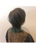 『PRESENCE BRAINS』マッシュウルフ×インナーカラー☆