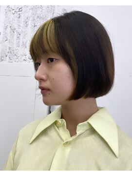 ユイツ バングカラー×マッシュボブ