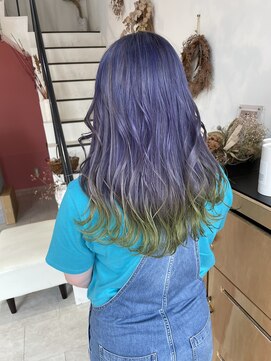 ノア(noa.) 派手髪好きにオススメ!カラーグラデーション!