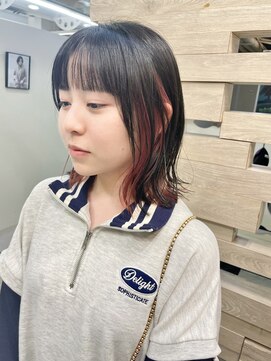 テテ(TETE) ロブ/インナーカラー/ピンクインナー