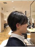 横顔綺麗な2ブロックショートヘアー☆