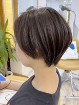 モリオ フロム ロンドン 成増店&nbsp;【morio成増/児玉】ニュアンスパーマ　ショート　黒髪