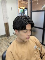 ティーズ バーバー T's BARBER ニュアンスパーマ