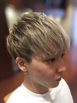 スカイ 亀戸店 (sky)&nbsp;ハイライト/マッシュパーマ/アッシュブラック<理容室>[亀戸]