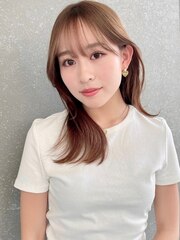 韓国風顔周り＆前髪カット/レイヤーカット/髪質改善[大宮]