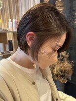 ノア 北浦和店(Noa) 大人かわいい/ボブ/ミルクティーベージュ/グレー/カット+カラー