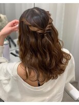 ピークヘア(PEAK HAIR)&nbsp;ヘアメ ☆ トップロープ編みヘアセット